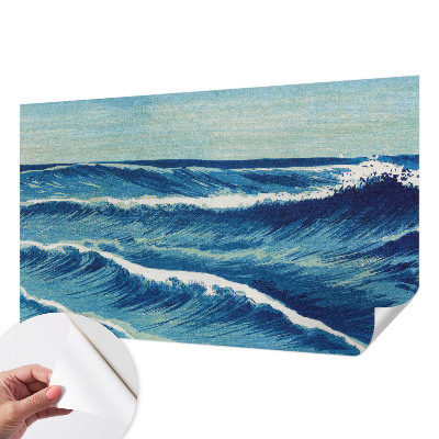 Fototapet 3D pentru living cu model de pene colorate