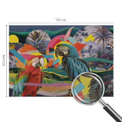 Fototapet 3d pentru living Artă cu pisici
