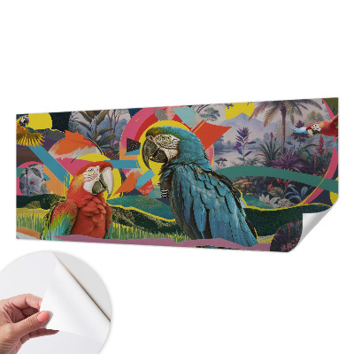 Fototapet 3d pentru living Artă cu pisici