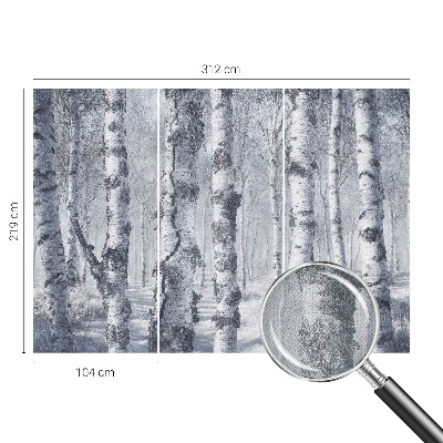 Fototapet 3D pentru dormitor cu design „Armonie naturală”