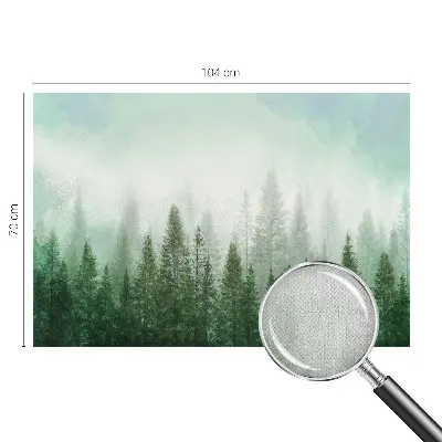 Fototapet 3d pentru living Natură exotică