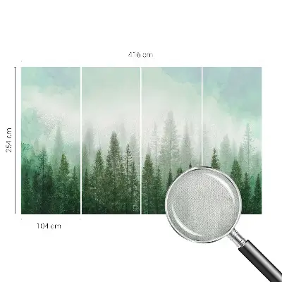 Fototapet 3d pentru living Natură exotică