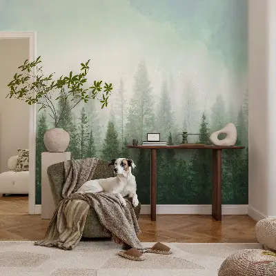 Fototapet 3d pentru living Natură exotică
