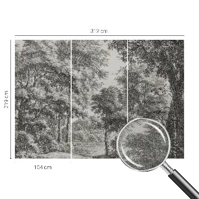 Fototapet 3d pentru dormitor Natură colorată