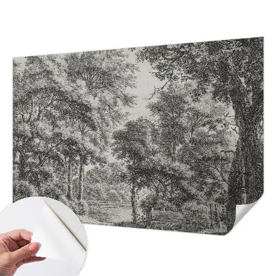 Fototapet 3d pentru dormitor Natură colorată