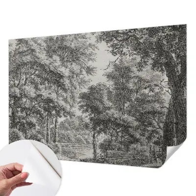 Fototapet 3d pentru dormitor Natură colorată