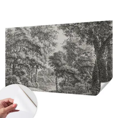 Fototapet 3d pentru dormitor Natură colorată