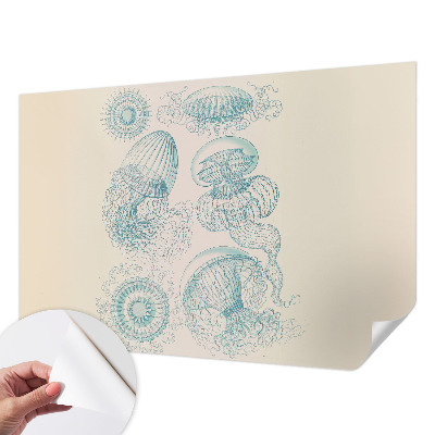 Fototapet autoadeziv pentru camera copiilor cu ilustrație cu un tigru exotic