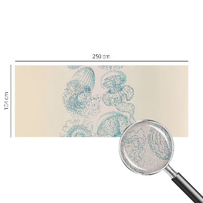 Fototapet autoadeziv pentru camera copiilor cu ilustrație cu un tigru exotic