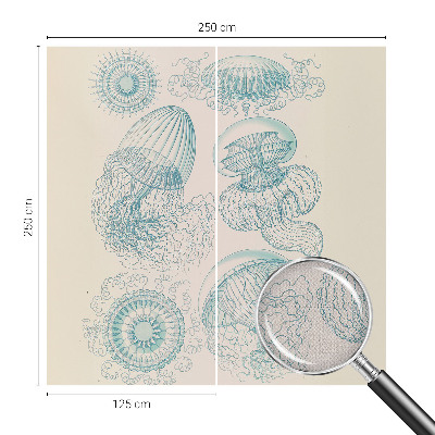 Fototapet autoadeziv pentru camera copiilor cu ilustrație cu un tigru exotic