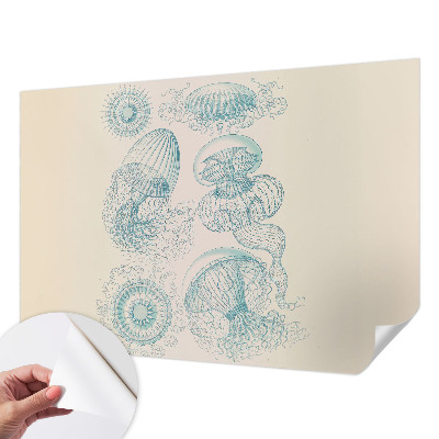 Fototapet autoadeziv pentru camera copiilor cu ilustrație cu un tigru exotic