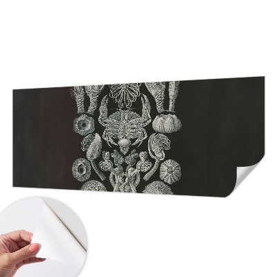Fototapet autocolant cu scena unui sat