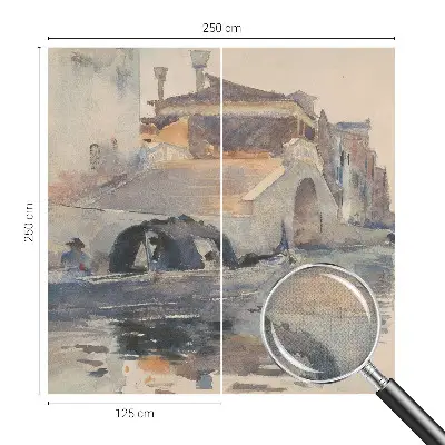 Fototapet 3d pentru living Venetiansk harmoni