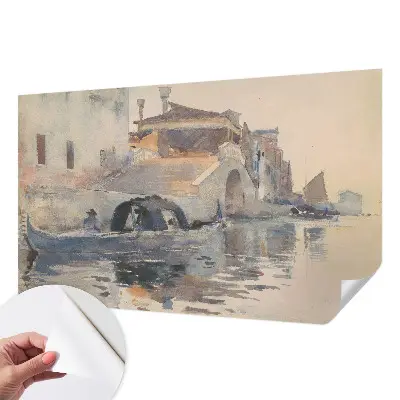 Fototapet 3d pentru living Venetiansk harmoni