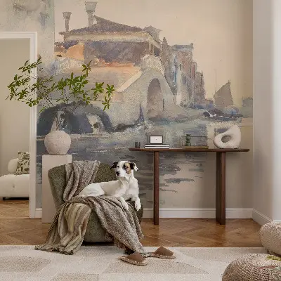 Fototapet 3d pentru living Venetiansk harmoni