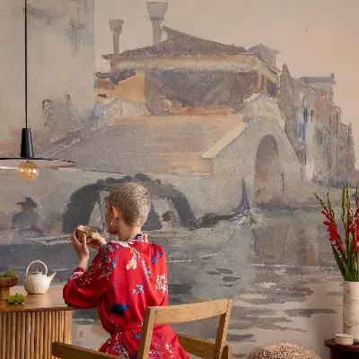Fototapet 3d pentru living Venetiansk harmoni
