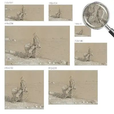 Fototapet autoadeziv pentru camera copiilor Reflecție pe malul mării