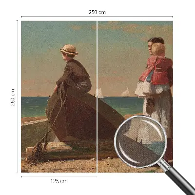 Fototapet 3d pentru dormitor Strandscene