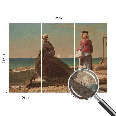 Fototapet 3d pentru dormitor Strandscene