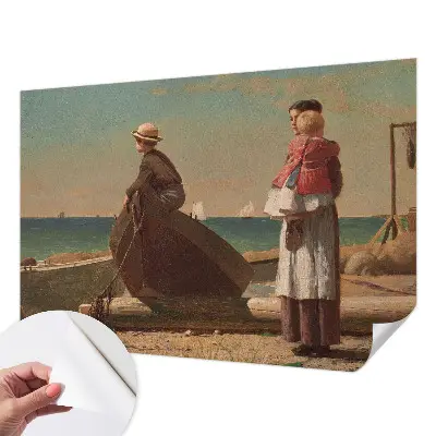 Fototapet 3d pentru dormitor Strandscene
