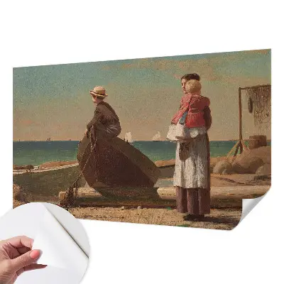 Fototapet 3d pentru dormitor Strandscene