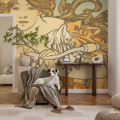 Fototapet autocolant cu motivul „Lumini de seară” pentru decor interior