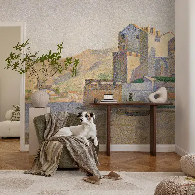 Fototapet 3d pentru living Flori de iaz