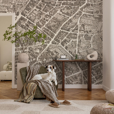 Fototapet autoadeziv pentru living cu decor cu păsări acvatice