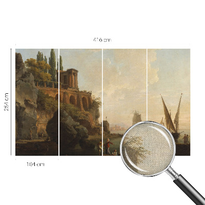 Fototapet autocolant cu panoramă de seară