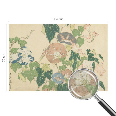 Tapet autocolant perete cu motiv floral într-un design elegant