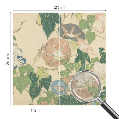 Tapet autocolant perete cu motiv floral într-un design elegant