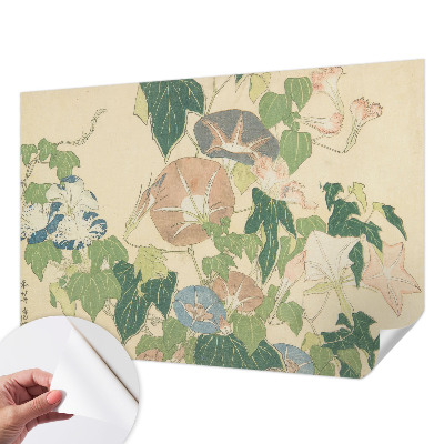 Tapet autocolant perete cu motiv floral într-un design elegant