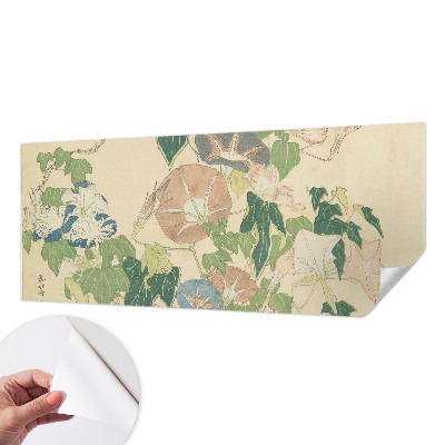 Tapet autocolant perete cu motiv floral într-un design elegant