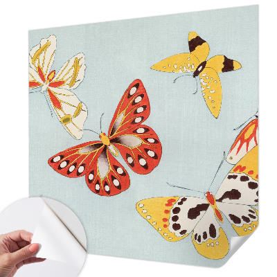 Fototapet 3d pentru dormitor Kunstneriske sommerfugle