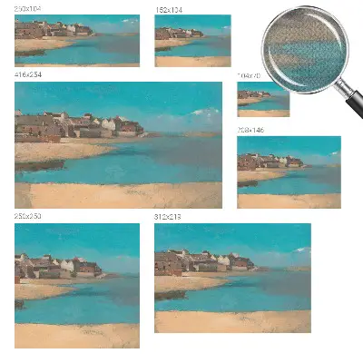 Fototapet 3d En stille landsby