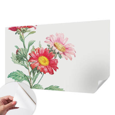 Fototapet 3D autoadeziv cu model delicat de flori