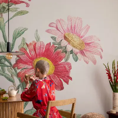 Fototapet 3d autoadeziv Delikate blomster