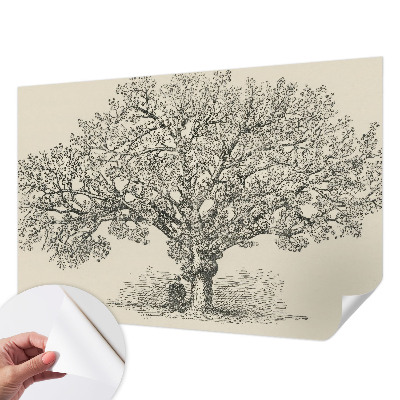 Fototapet autocolant cu ilustrație în stil scandinav