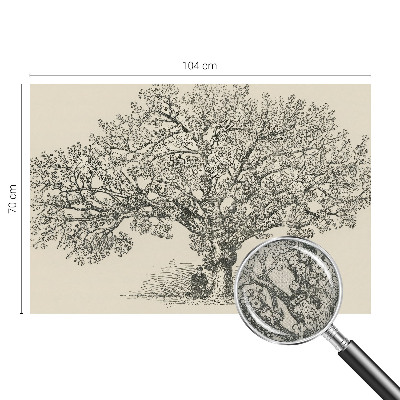 Fototapet autocolant cu ilustrație în stil scandinav