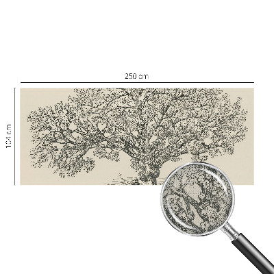 Fototapet autocolant cu ilustrație în stil scandinav