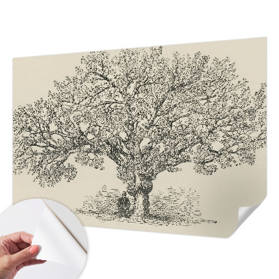 Fototapet autocolant cu ilustrație în stil scandinav