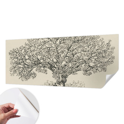 Fototapet autocolant cu ilustrație în stil scandinav