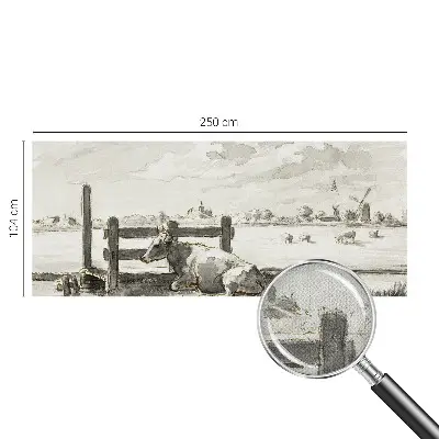 Fototapet autoadeziv pentru living Landlig idyl