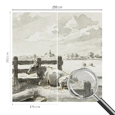 Fototapet autoadeziv pentru living Landlig idyl