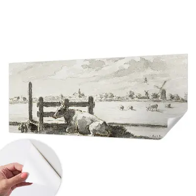 Fototapet autoadeziv pentru living Landlig idyl