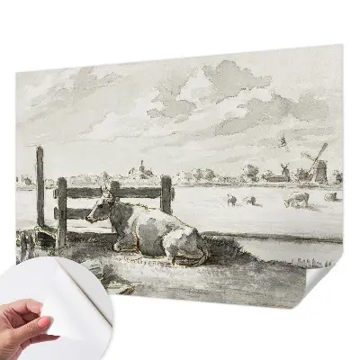 Fototapet autoadeziv pentru living Landlig idyl