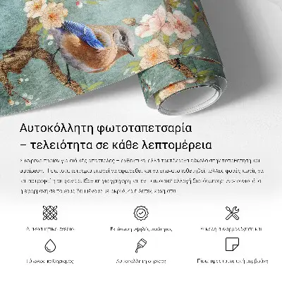 Tapet foto autoadeziv Blomster og frugter
