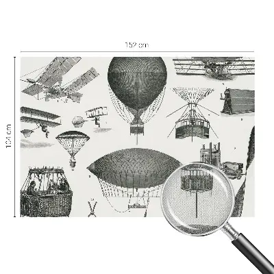 Fototapet 3d pentru living Luftfartens historie