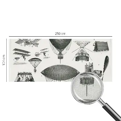 Fototapet 3d pentru living Luftfartens historie