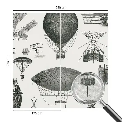 Fototapet 3d pentru living Luftfartens historie